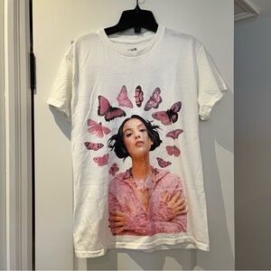 Olivia Rodrigo Sour Tour Pink Butterfly Tee